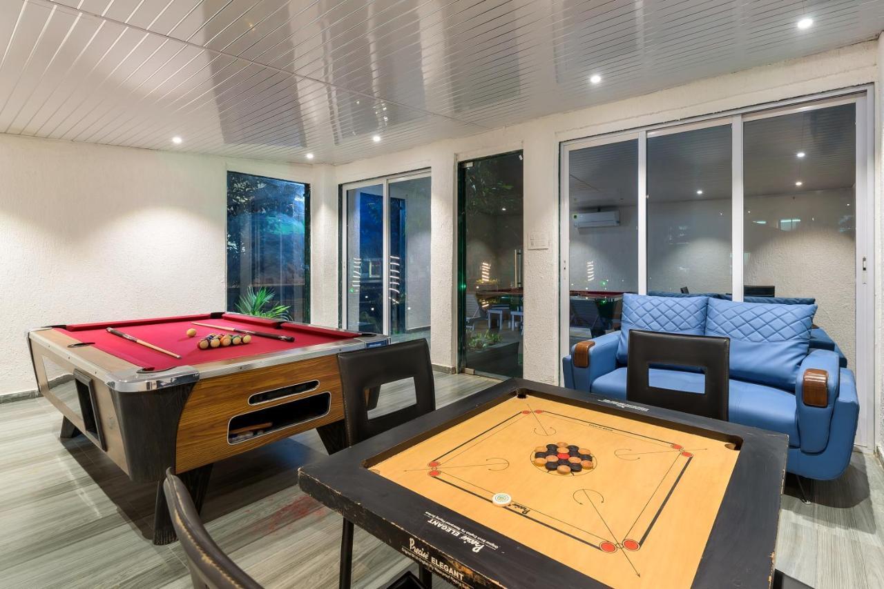 Saffronstays Palm Paradise, Kalyan Khadavli - Swimming Pool With Water Slides, Gazebo And Indoor Games Padghe Zewnętrze zdjęcie